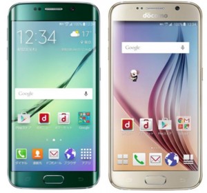 Galaxy S6 edge SC-04GとGalaxy S6 SC-05G