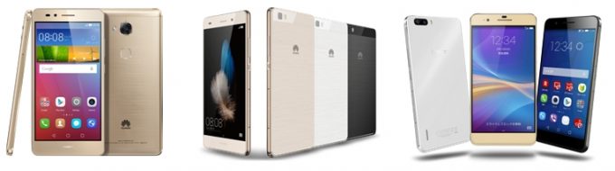 HUAWEI SIMロックフリースマートフォン5機種 ソフトウェアアップデート