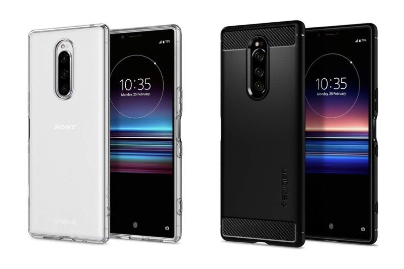 Xperia 1用ケース「リキッド･クリスタル」と「ラギッド･アーマー」