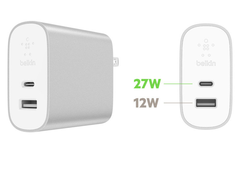 BOOST↑CHARGE™ USB充電器（27W USB-C™ + 12W USB-A）