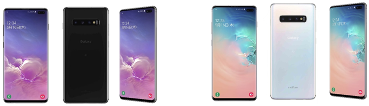 「Galaxy S10+」　全２色