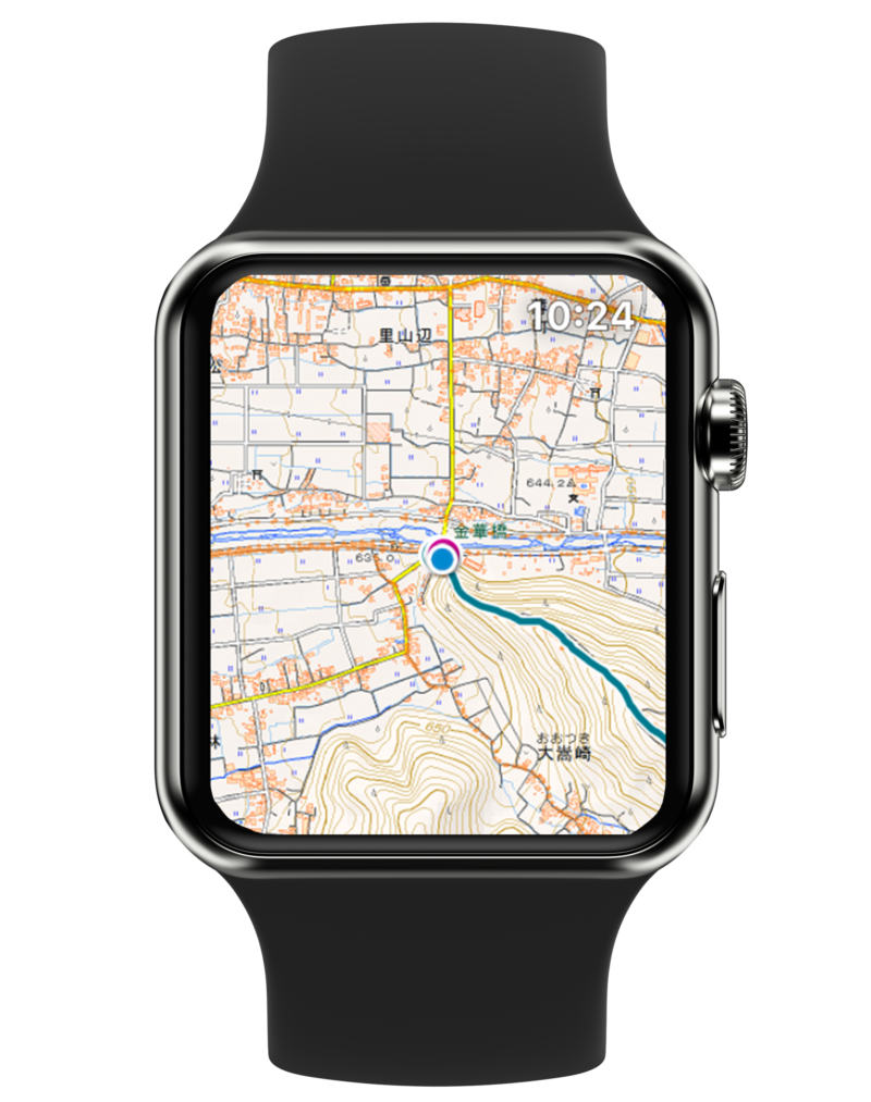 Apple Watch 対応の登山地図アプリ「ヤマレコMAP」0003