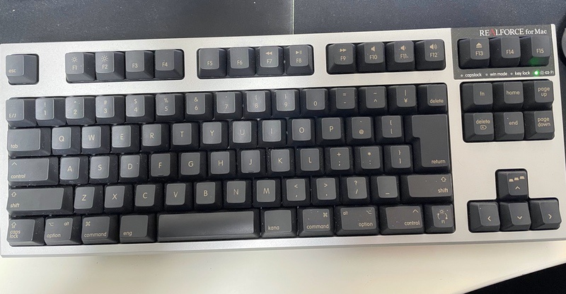 REALFORCE for Mac テンキーレス「PFU Limited Edition」日本語配列／ブラック