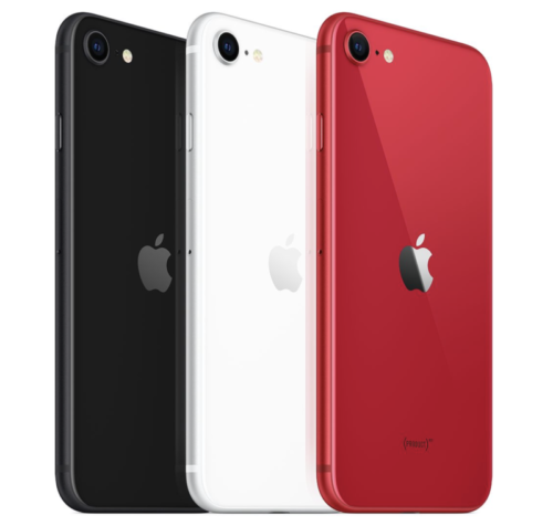 iPhone SE(第2世代)カラーラインナップの画像