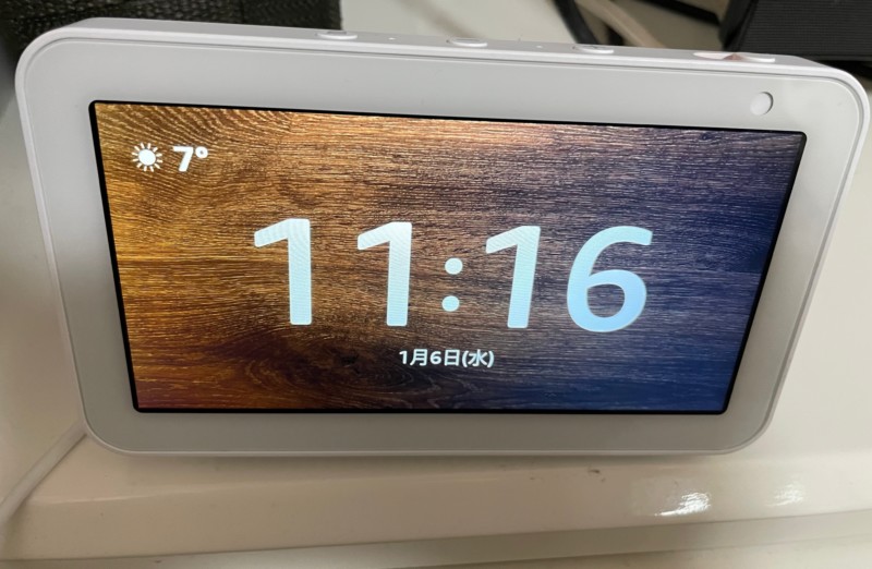 Amazon Echo Show 5の文字表示