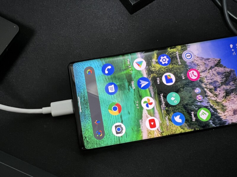 Google Pixel6/Pixel6 ProにUSBケーブルを接続
