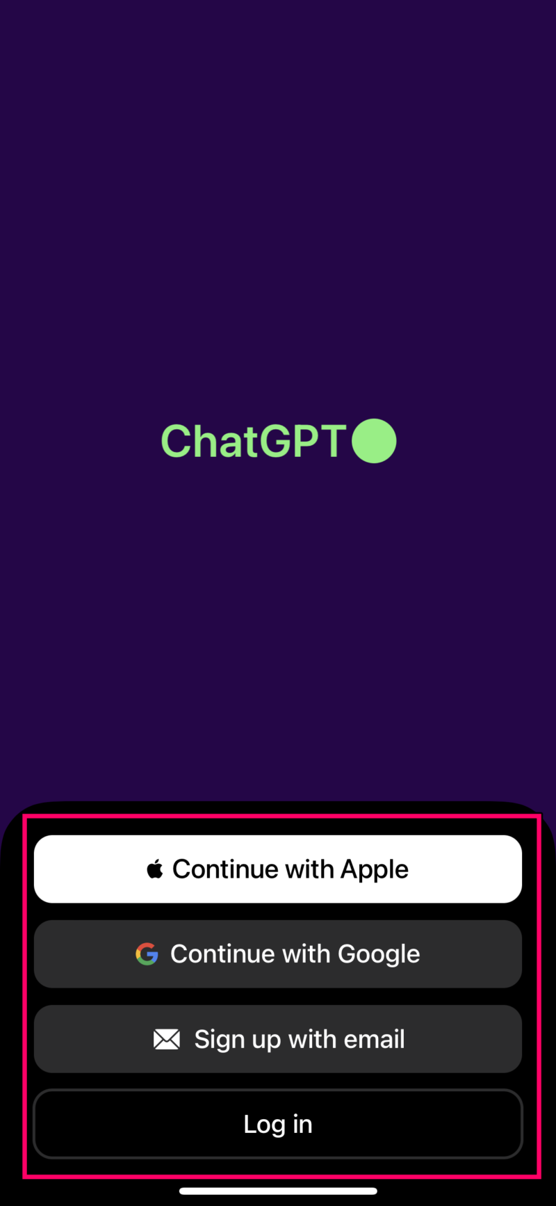 ChatGPT公式アプリの始め方２