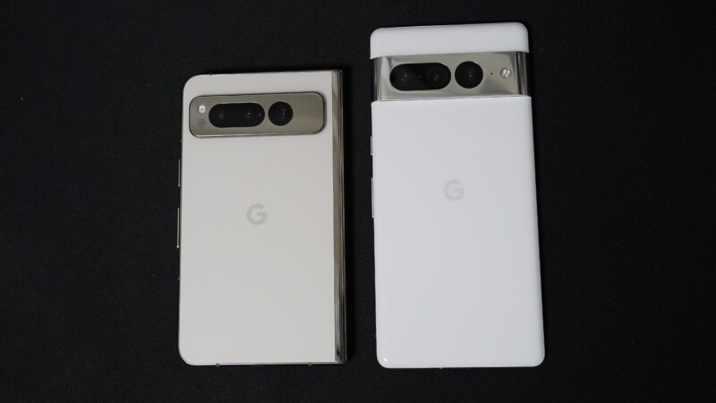 Google Pixel FoldとGoogle Pixel 7 Pro
