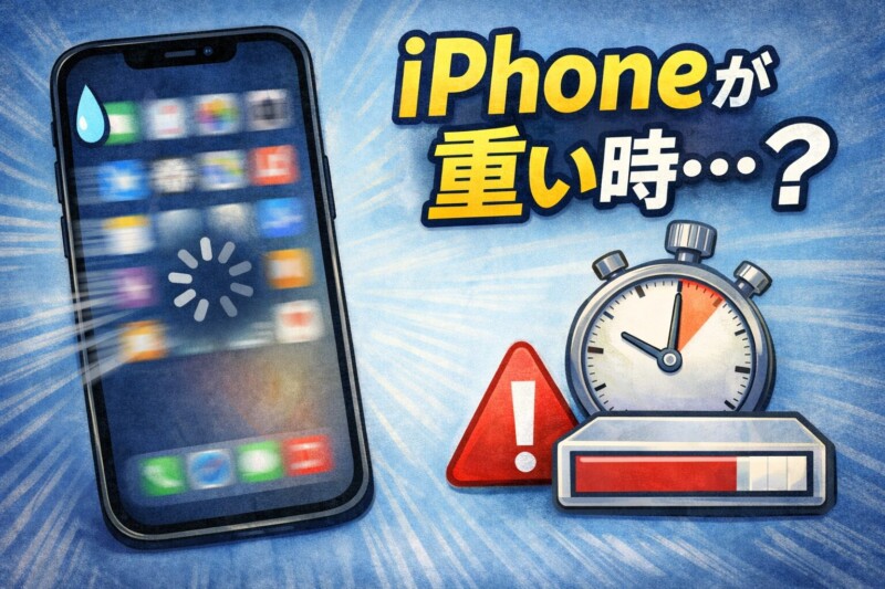 iPhoneの動作が重い・遅い時の直し方|まず試す6つ+改善しない時の追加チェック